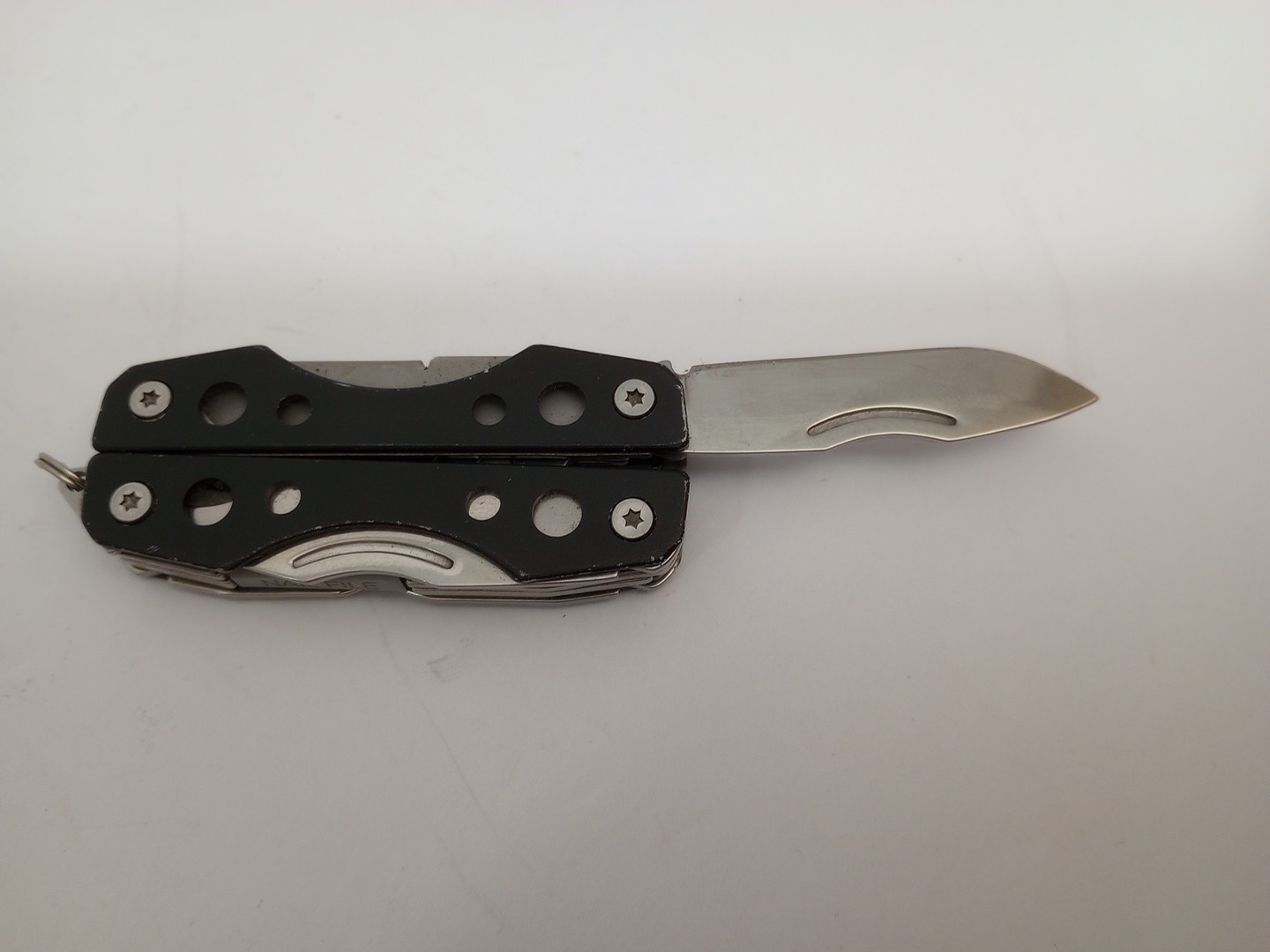 Gerber Shortcut Black Keychain Multi-Tool Scissors Knife EDC Excellent