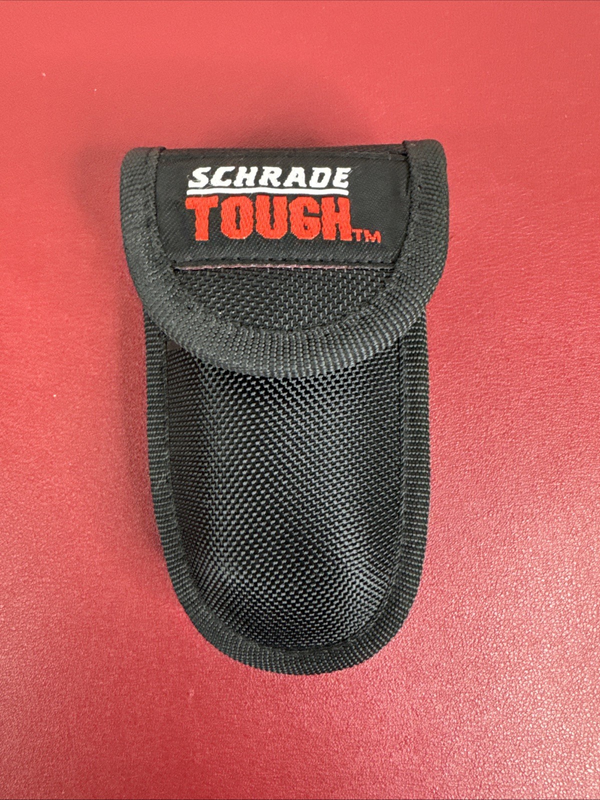 Black Schrade Tough Multi-Tool w 9 Tools + Nylon Carrying Belt Clip Case, EX