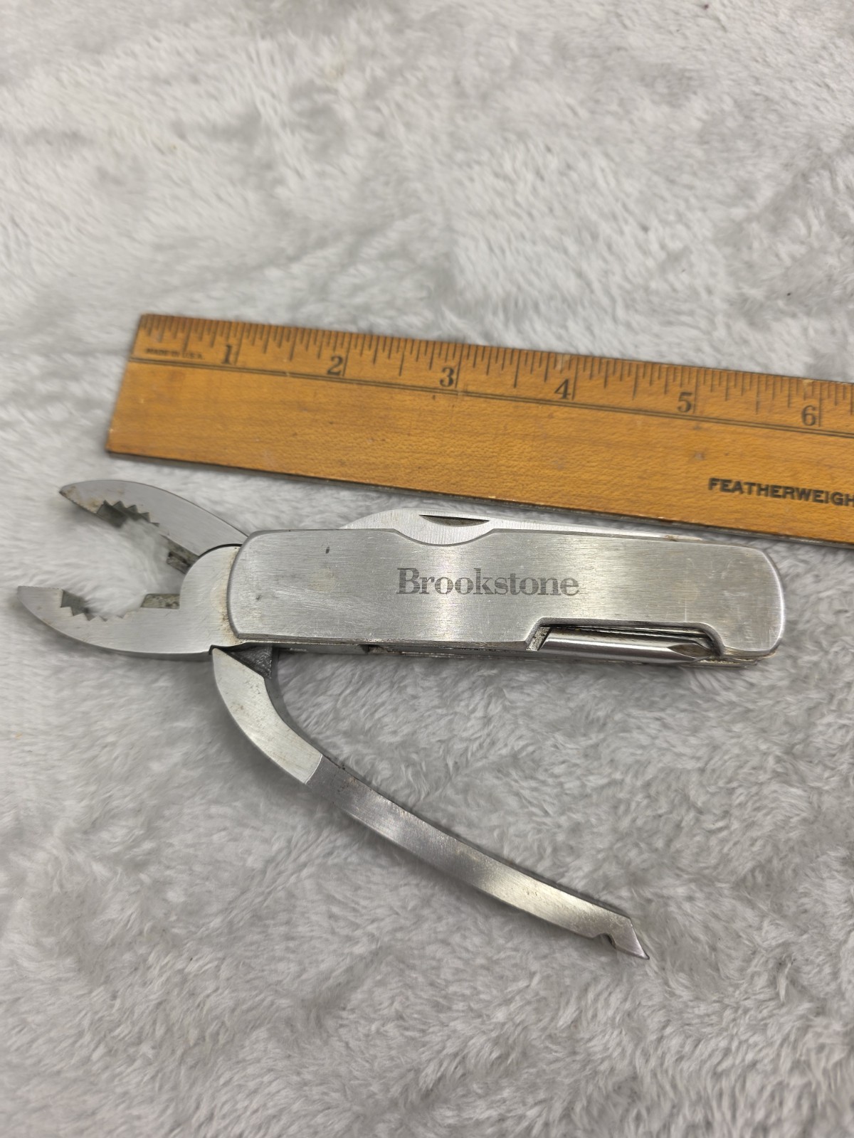 Brookstone Multi Tool 9 Functions 6” Long 11.6 Ounces