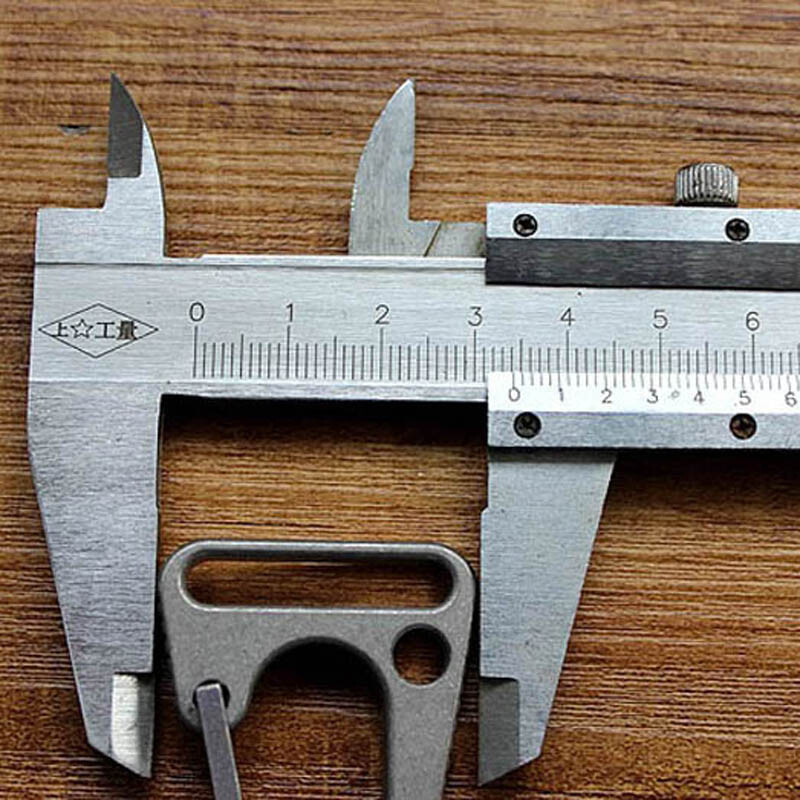 Titanium Tc4 CNC Multi EDC Key Chain Outdoor Mountaineering Tool Key Ring Gifts