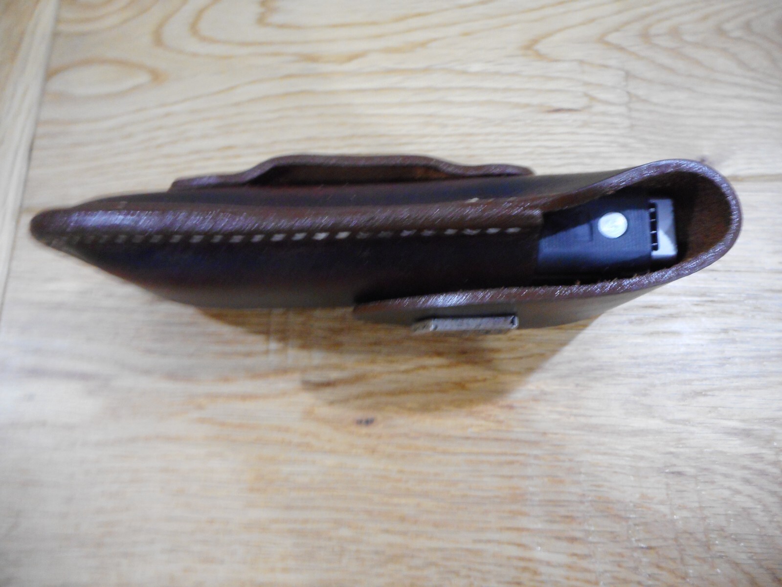 Gerber MP600 or Diesel multi tool leather sheath. Sheath only. POW-MIA snap