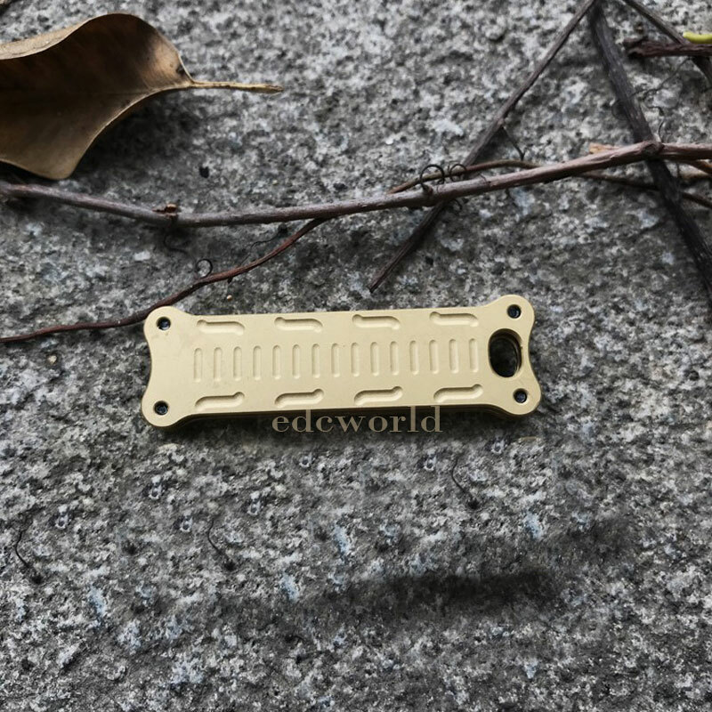 Mini Solid Brass Utility Cutter Knife Key Chain Outdoor Survival EDC Tool