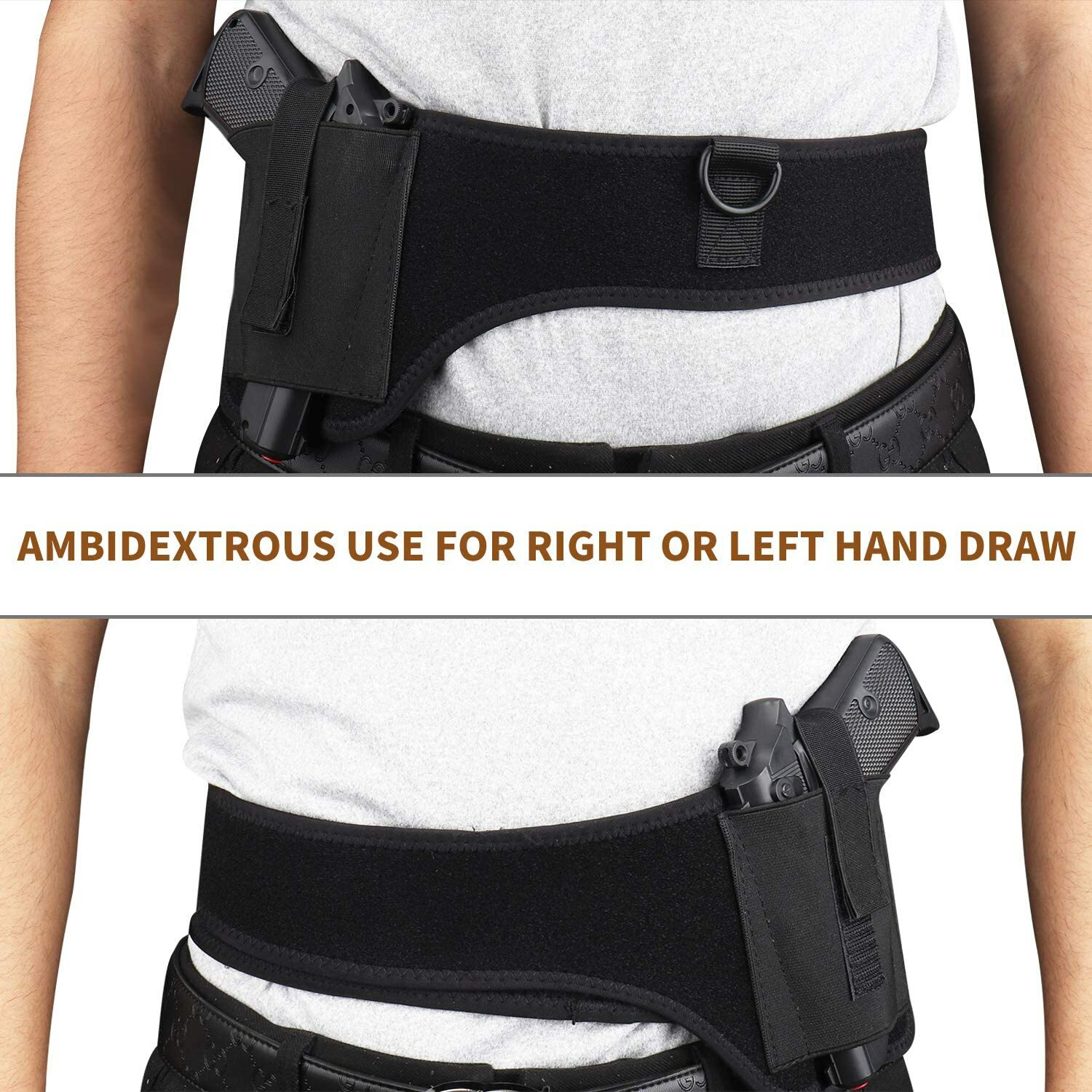 Tactical Concealed Carry Shoulder Waist Pistol Hand Gun Holder Holster Pouch New