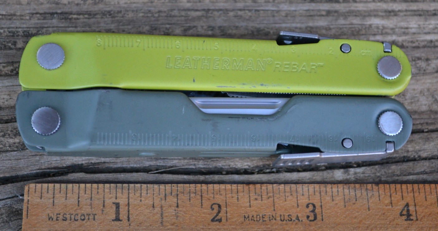 OEM Leatherman Rebar Mossy Slate Multi-Tool Knife Pliers & Other Tools — Great