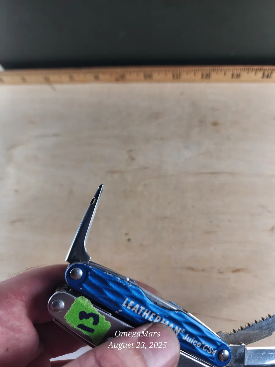 Leatherman Juice CS4 #13Gr Light usage