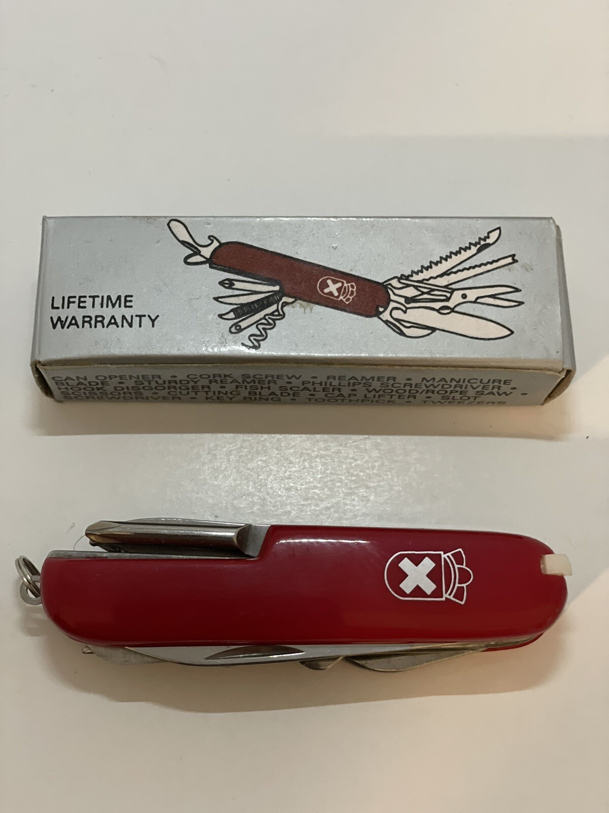 Royal Crest 16 FUNCTION SLIMLINE ARMY UTILITY KNIFE W/Life Warranty
