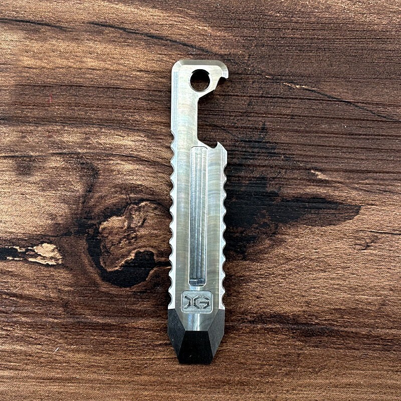 TITANER Titanium Pry Bar Crowbar Multi Tools Ruler Bottle Opener Outdoor EDC