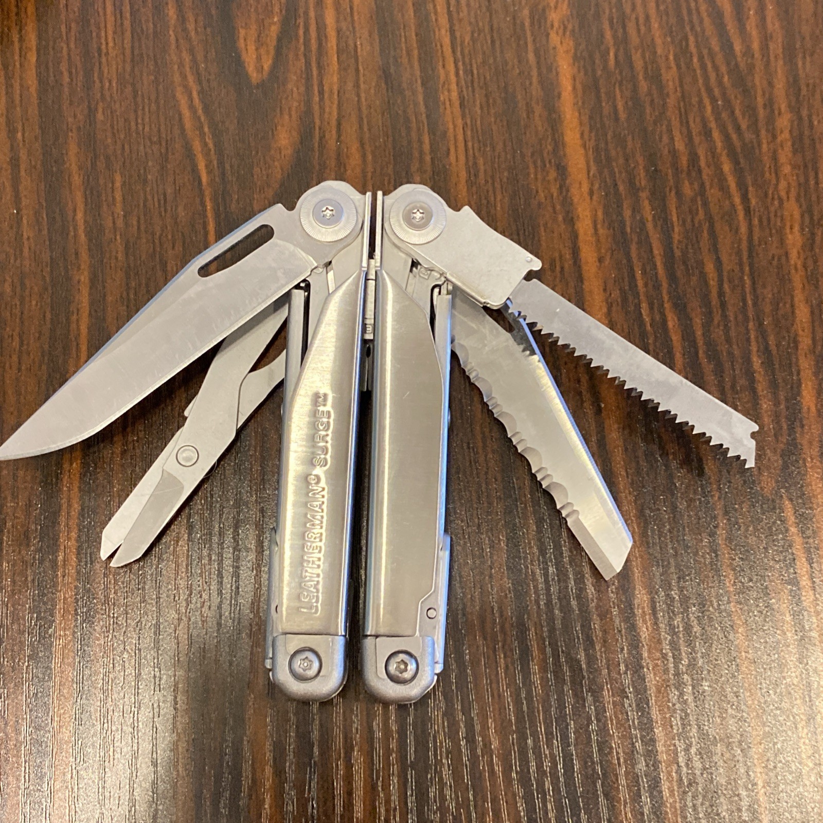 Leatherman Surge Stainless Multi-Tool + C308 Knife File Sheath Bits Set