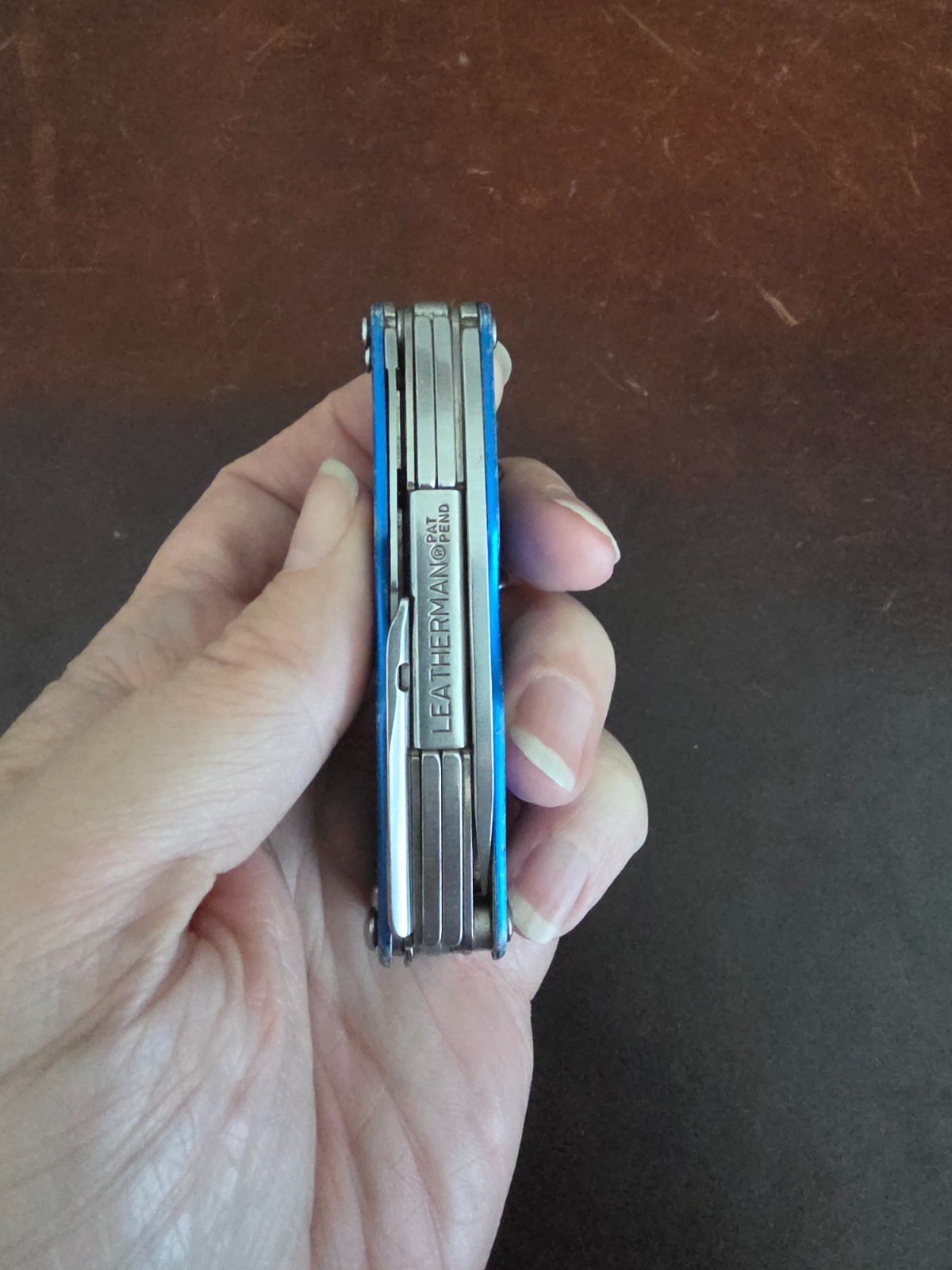 Leatherman Juice CS4 Blue Retired good Condition! 068T