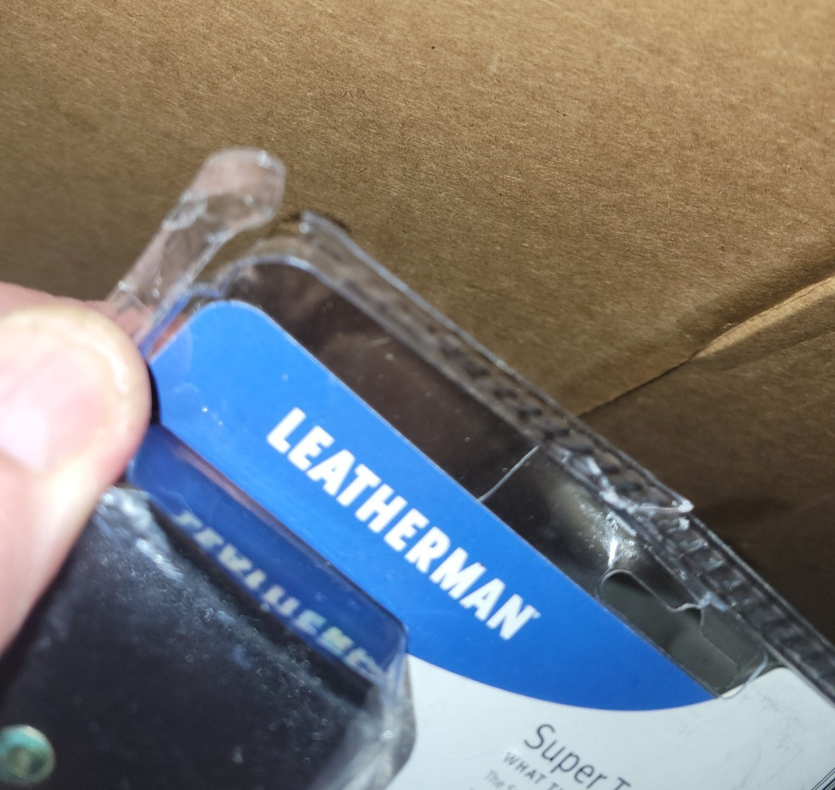 2nd 2001 Leatherman Super Tool 200 unused store display pack multi-tool