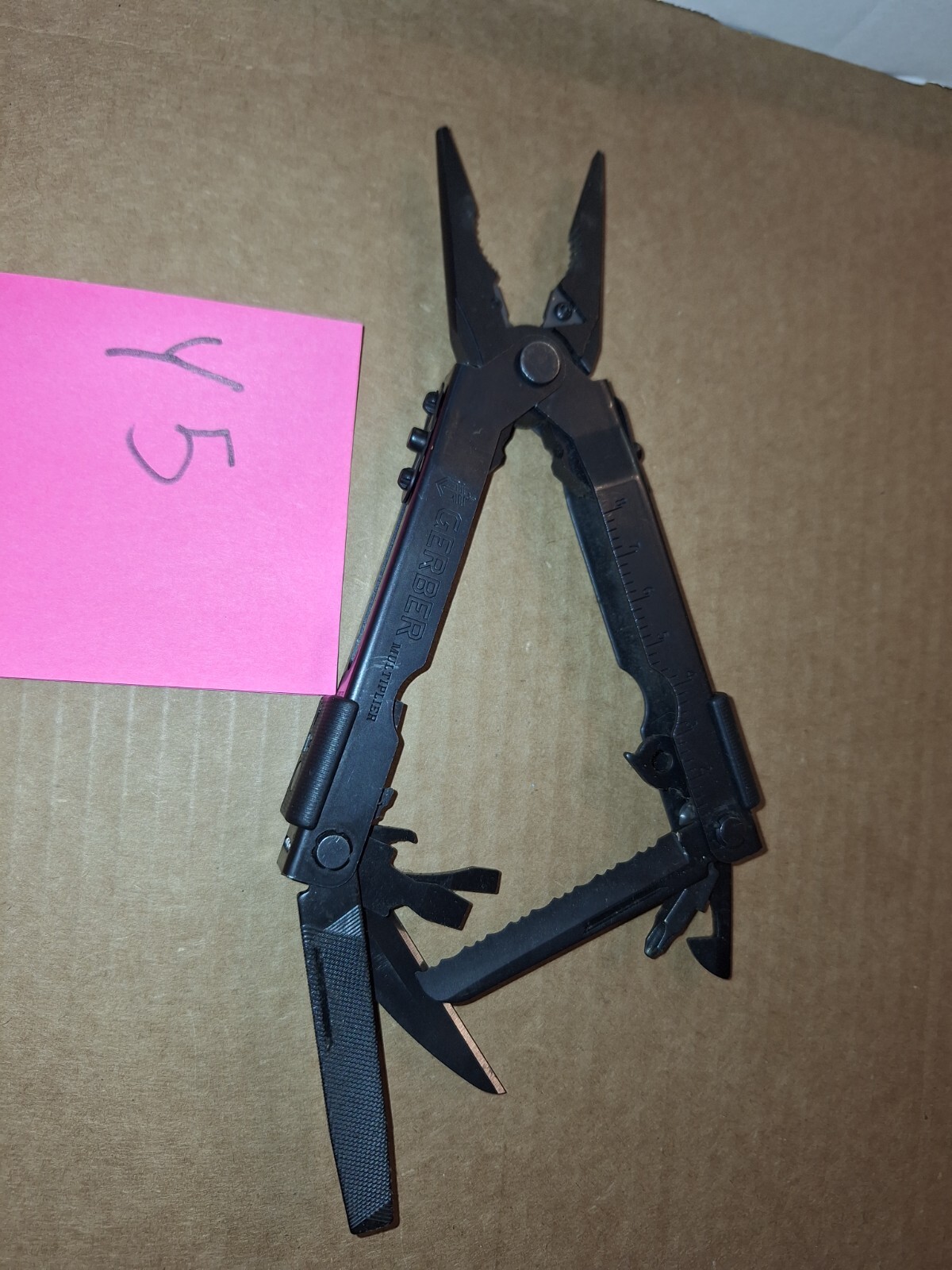 1 BLACK GERBER 600 MULTIPLYER Multi Tool EXCELLENT lot Y5