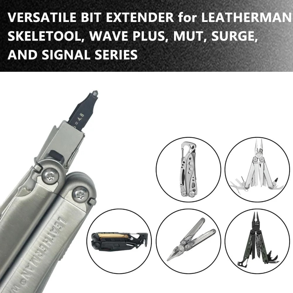 3Pack Glass Breaker Bit Set for Leatherman, Replacement Double-Ended Flat Screwd