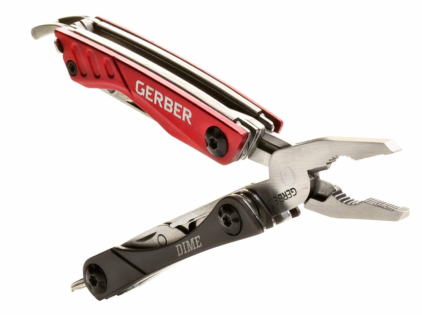 GERBER DIME MIRCO MULTI-TOOL PLIER SCISSORS KNIFE – RED