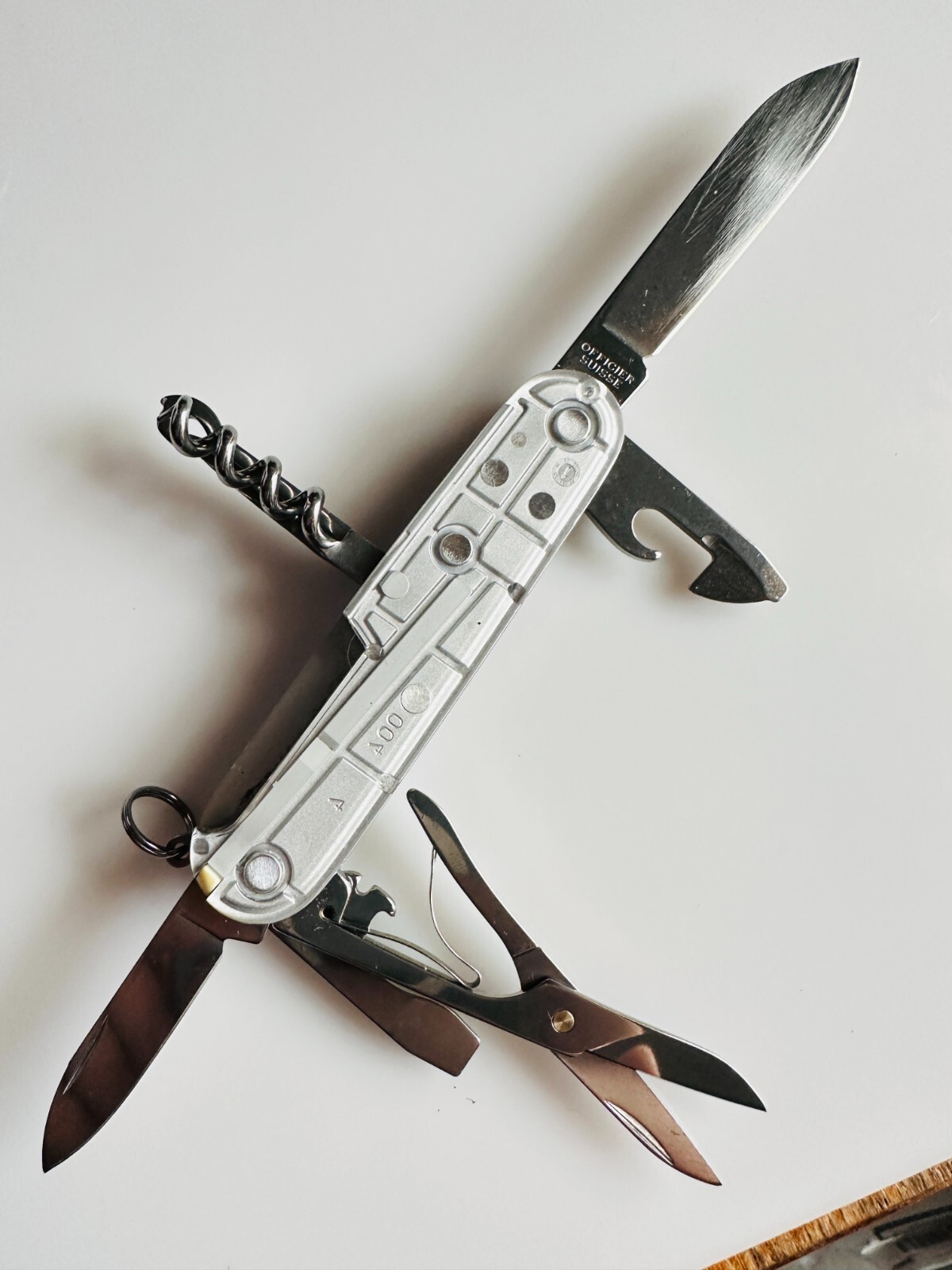 Victorinox 91mm Translucent Clear CLIMBER Multi Tool Pocket Knife