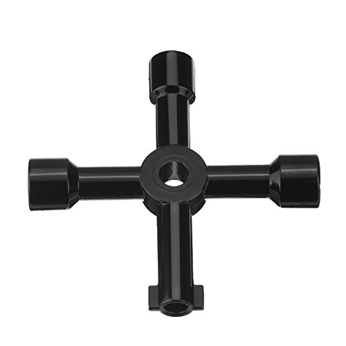 4-Way Multi-Functional Utilities Key Stopcock Key for Electric Water Gas