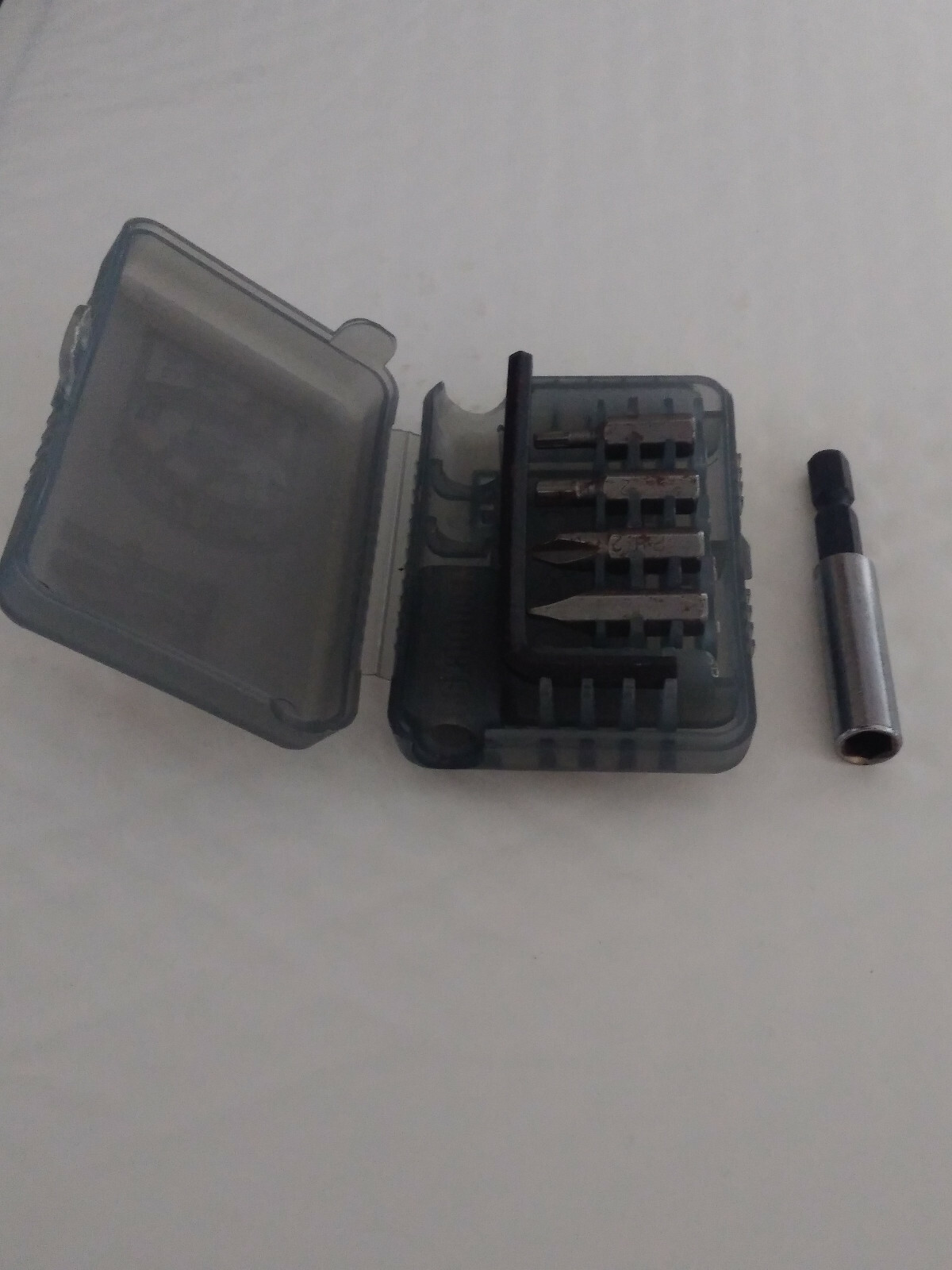 Bit Kit BeltClipCase5/32allenFlat,#2Phillips5/32Hex#15TorqMagneticBitHolder,New