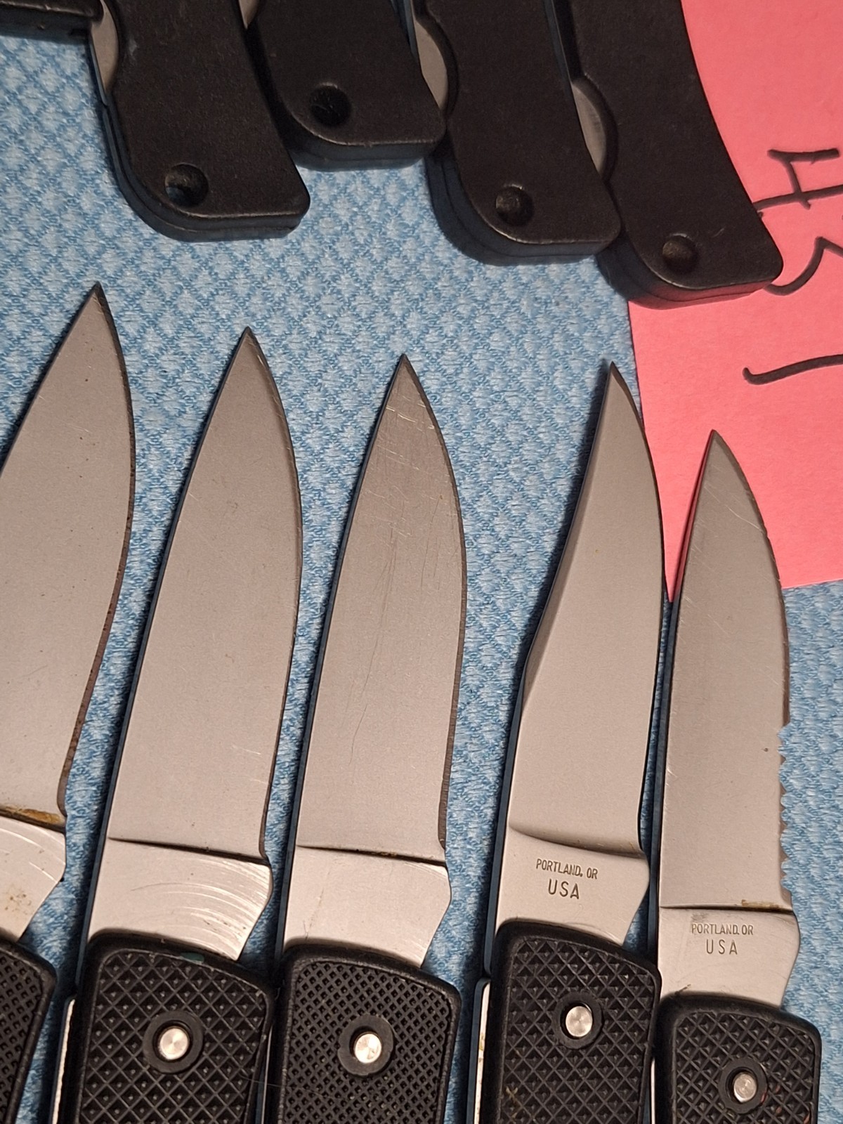 10 Gerber 400/300/200 lock back knives U.S.A. Loc 439