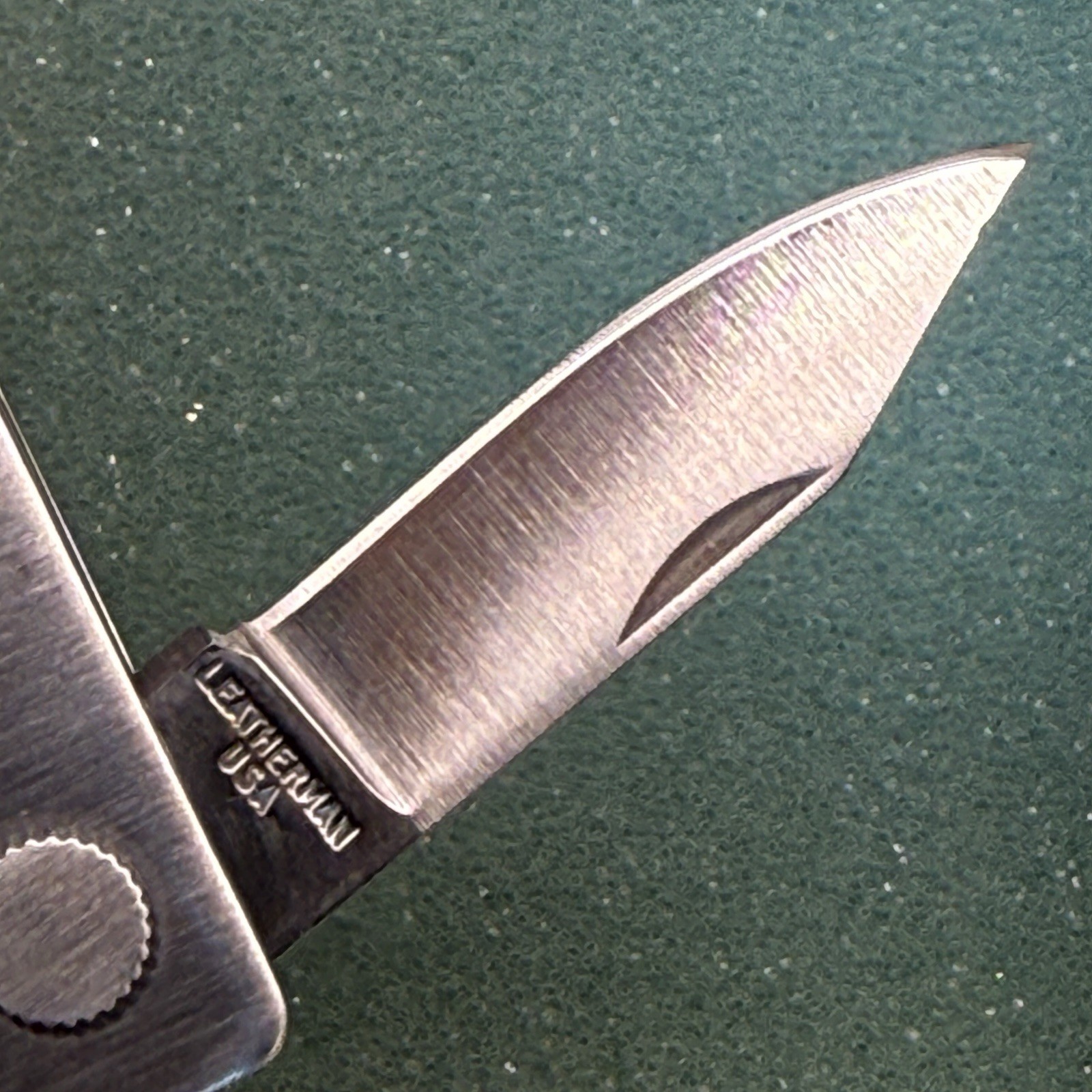 Leatherman MINI TOOL multitool. Variant w/US PAT PEND and Blank side