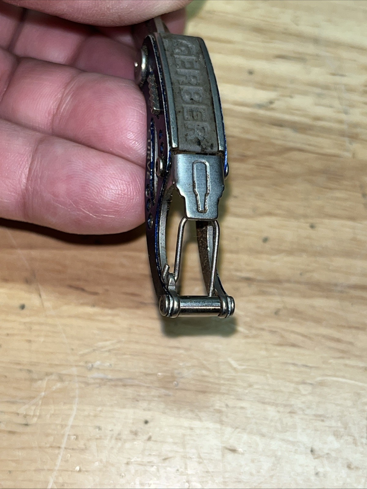 Gerber Curve Mini Multi-Tool, Blue/Silver, Knife Carabiner Bottle Opener