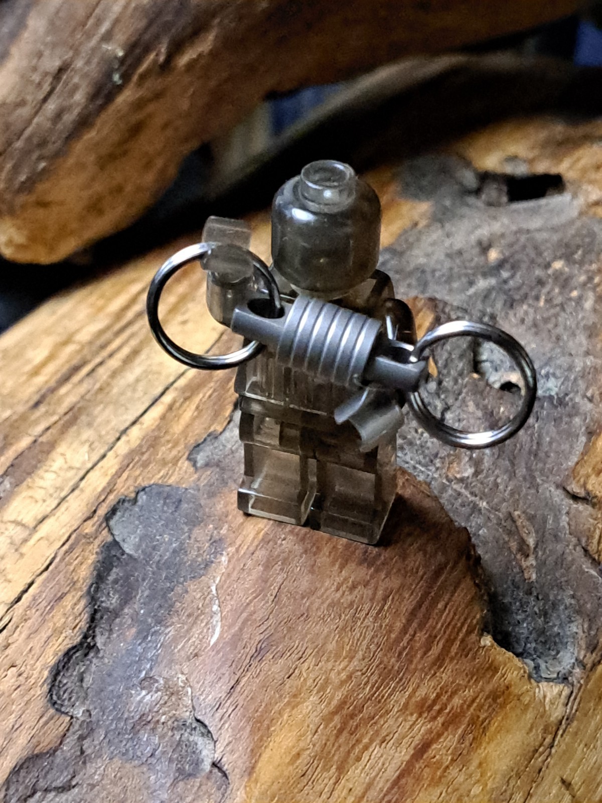 Pro Super Mini Series Titanium Swivel With 12mm Titanium Keyrings