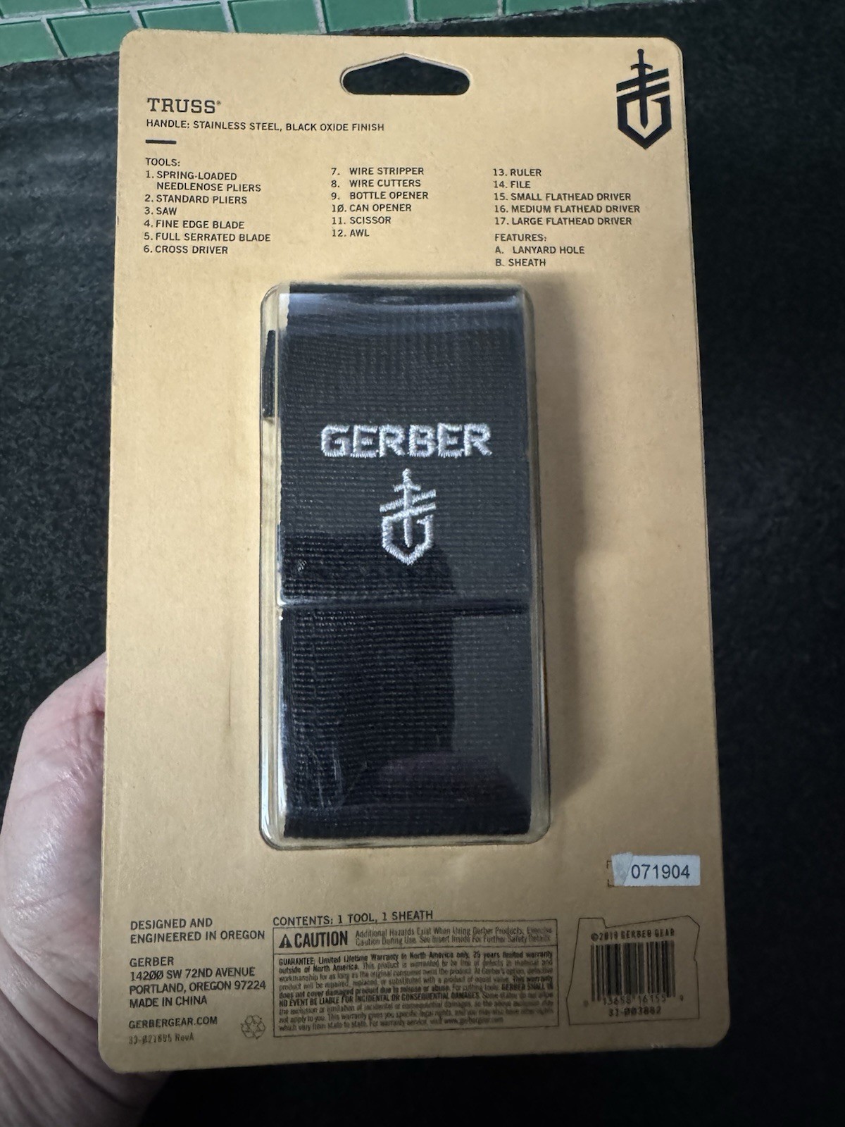 Gerber Truss Stainless Steel Multi Tool – New Factory Sealed