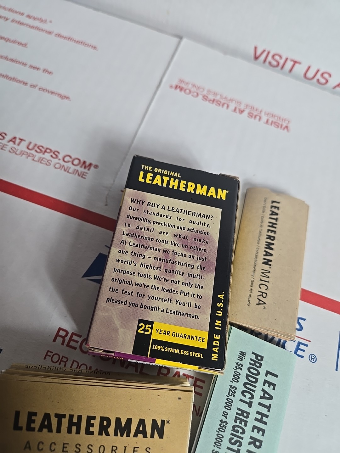 **BOX ONLY**The Original Leatherman Micra Advertising Northrop Grumman, BOX ONLY