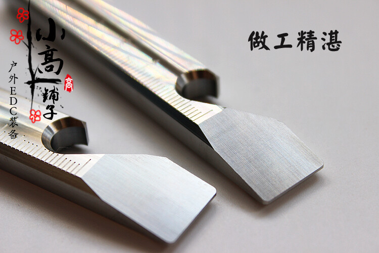 EDC Tool TITANER Alloy Pocket Titanium Pry Bar Crowbar Multi Tools Ruler Opener