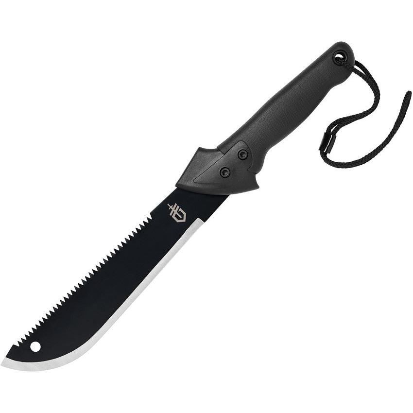 New Gerber Gator Machete Jr Junior Dual Blade and Sheath Integrated Saw Lanyard