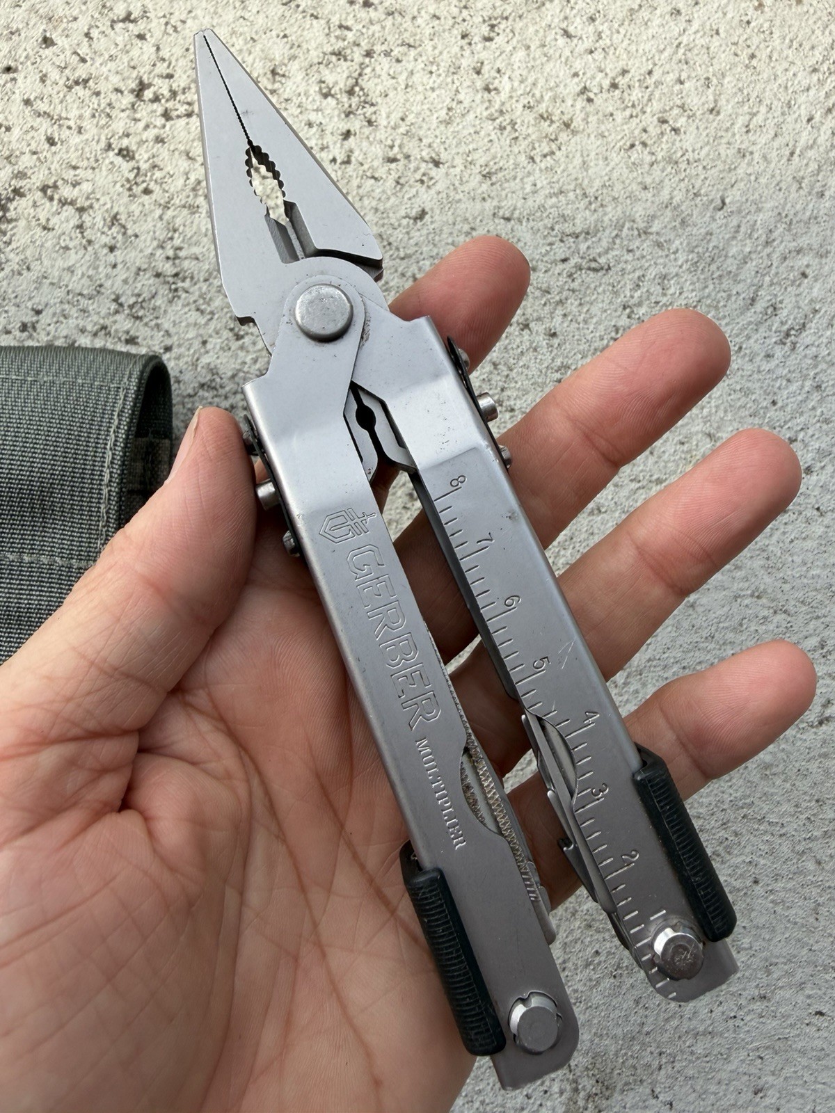 GERBER MP600 MULTI-PLIER TOOL MILITARY, HUNTERS SILVER W/ACU CASE/POUCH EXC.!