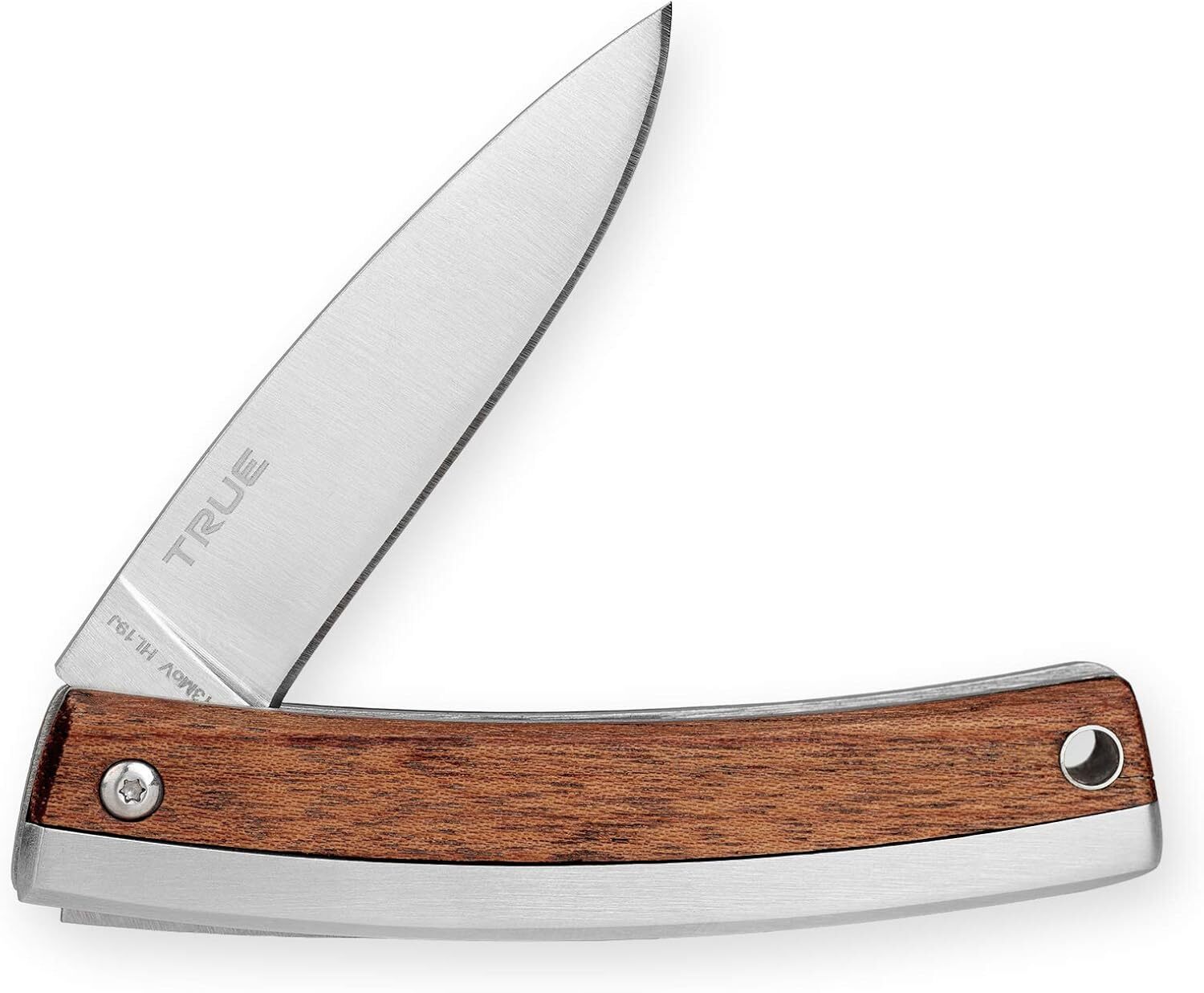 NEW TRUE UTILITY TU6905 Classic Series Gentleman’s Pocket Knife Wood Handle