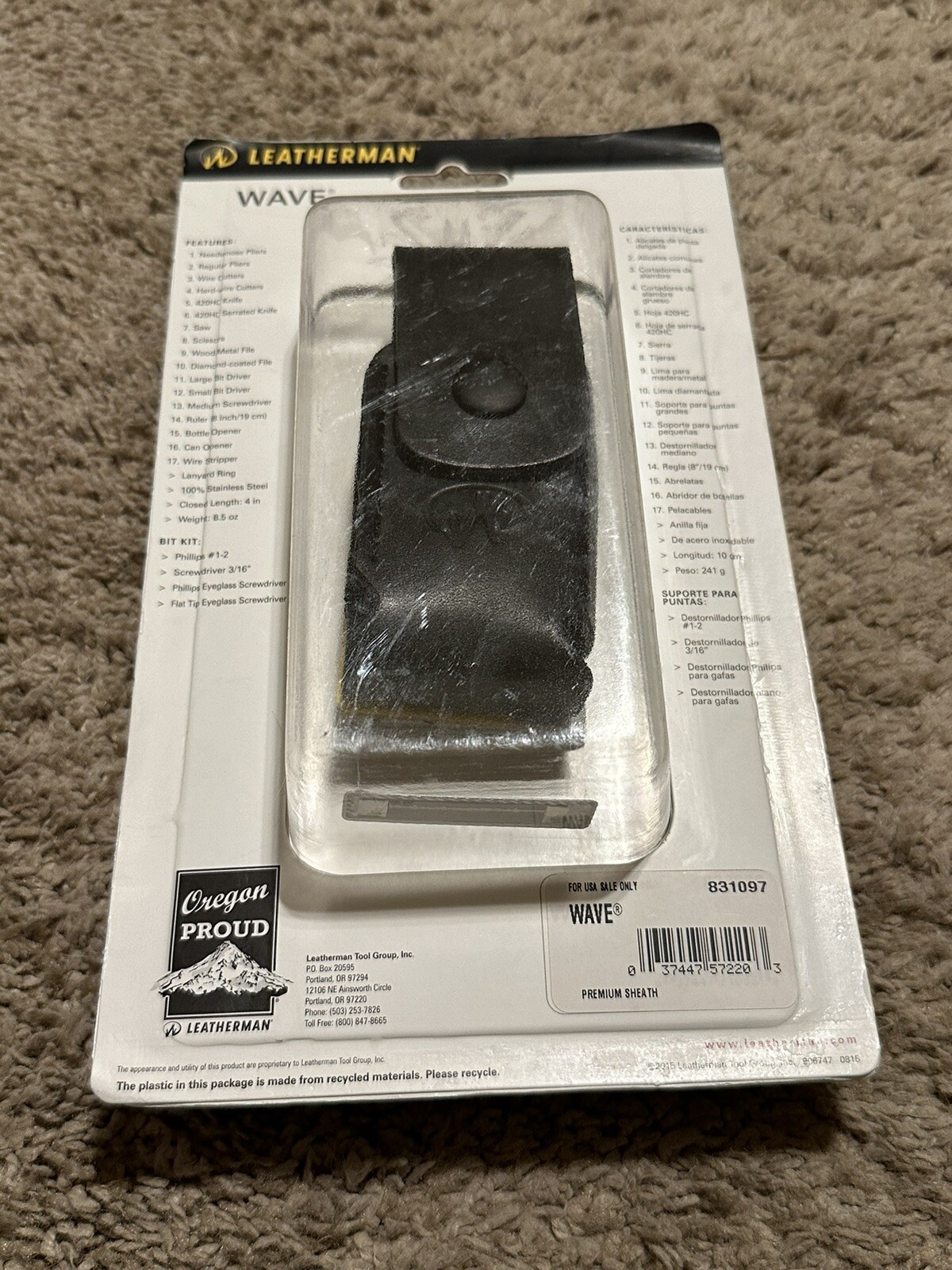 Leatherman Wave 831097 Tool – New and Sealed In Original Packaging – SHIPS FAST