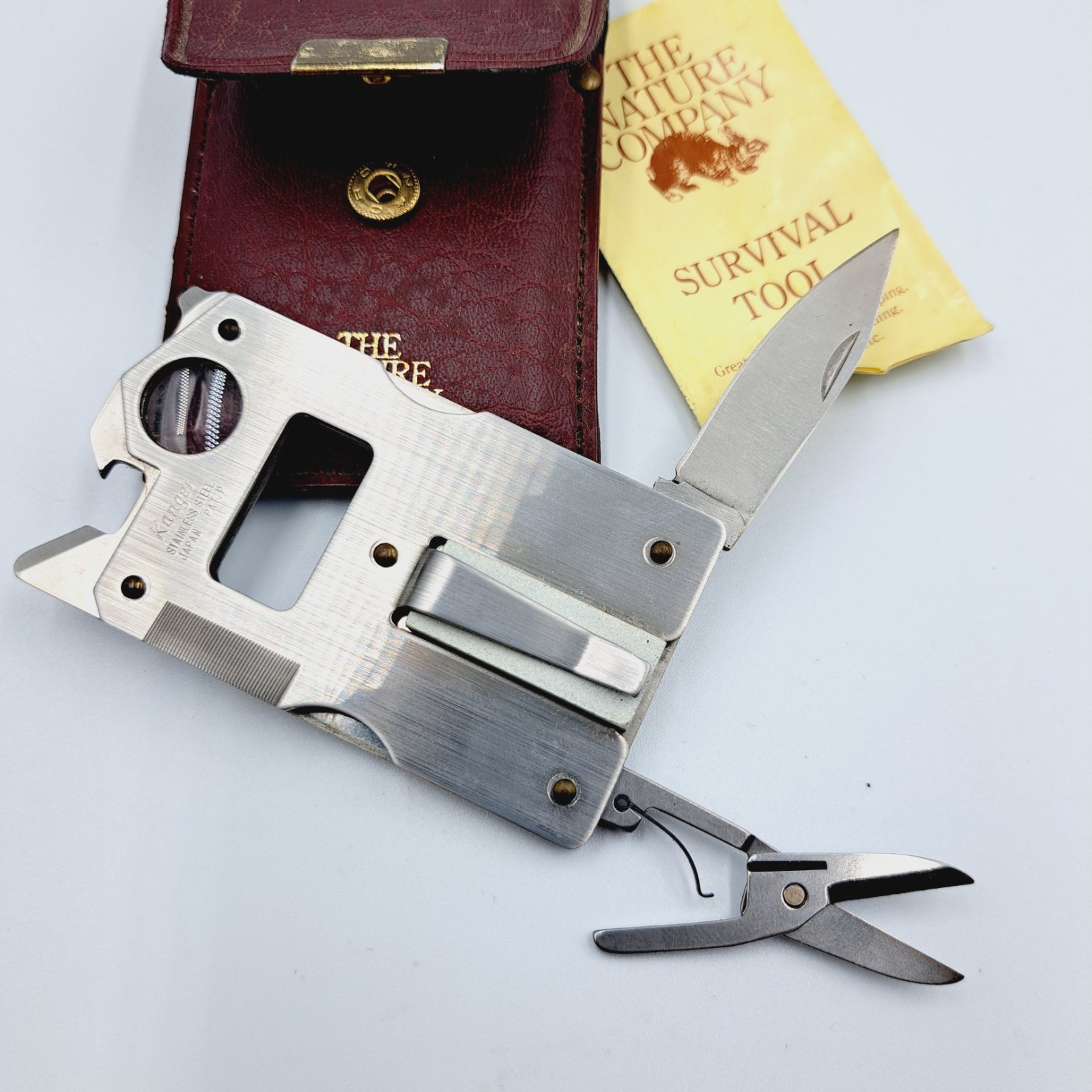 Vintage Nature Company Survival Camping Outdoor Tool Stainless Steel Compact