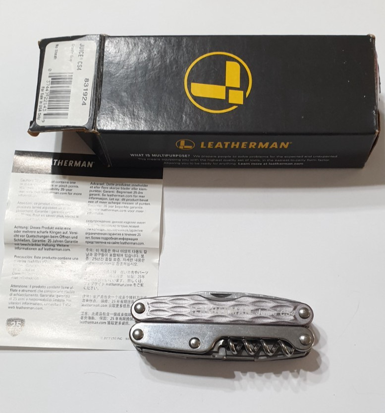 🔥🔥🔥 Leatherman Juice CS4 Gray Rare Retired Multi Tool Collectable New In Box
