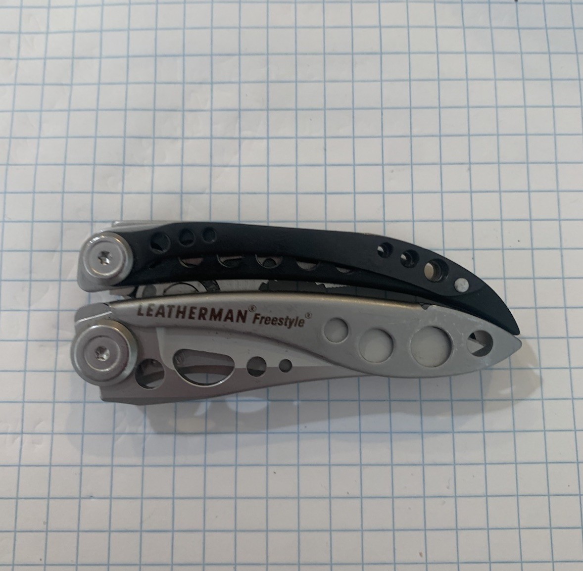 Leatherman Freestyle Multi Tool Combo Serrated Blade Black Silver VGUC