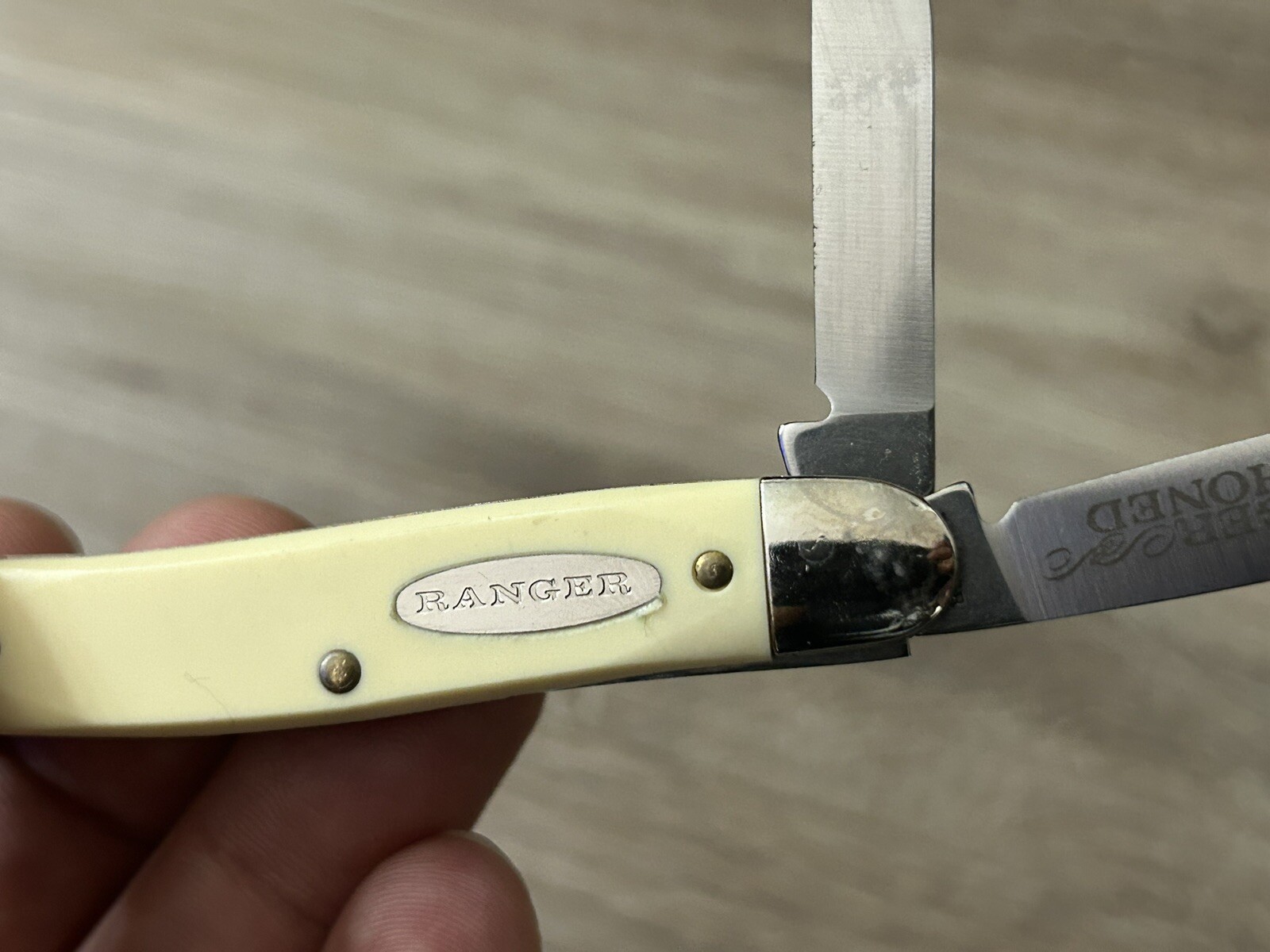 Vintage Ranger Ultra Honed Camping Three Blade Folding Pocket Knife
