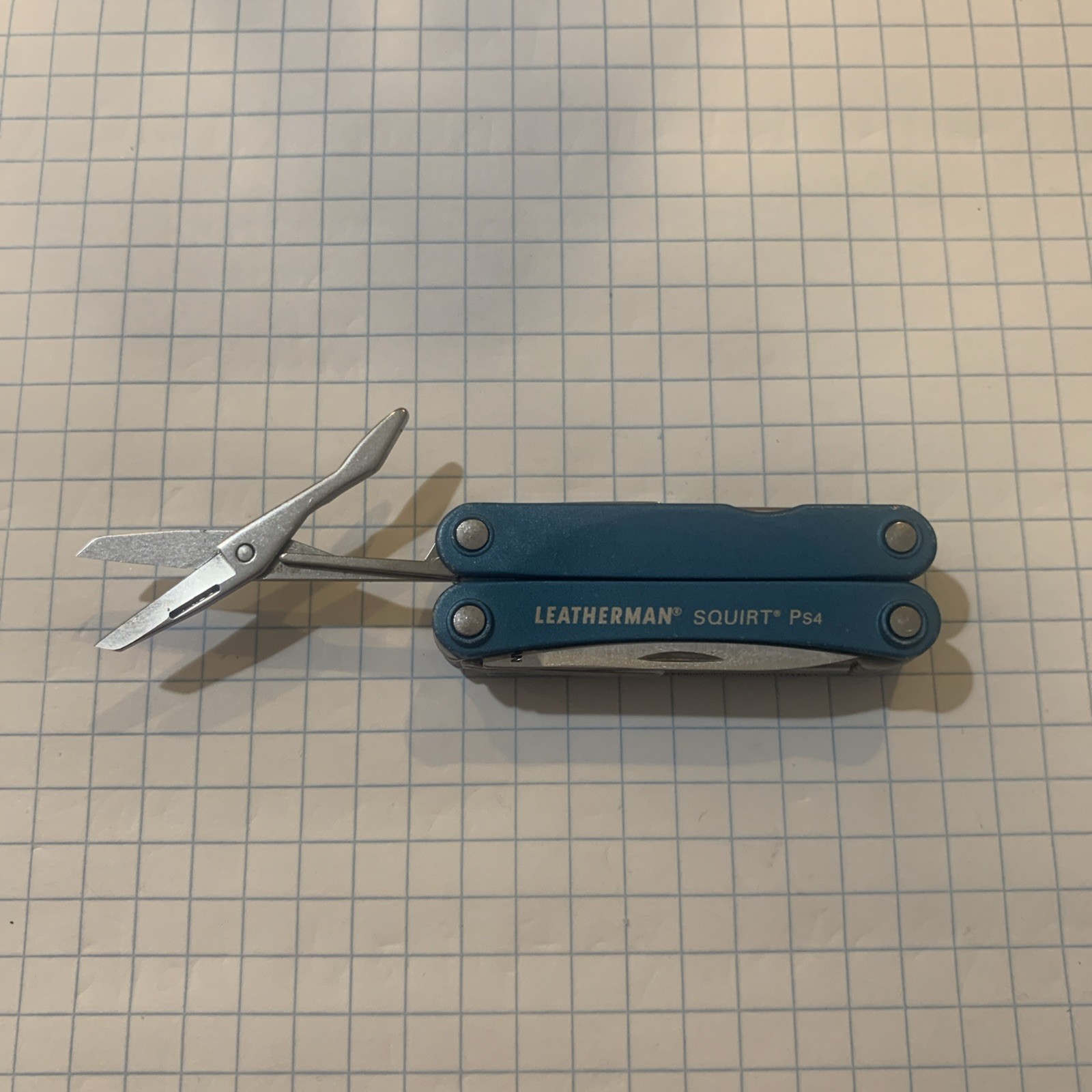 Leatherman Squirt PS4 Blue Multi Tool Rare And Retired – Super Clean EUC 9.5