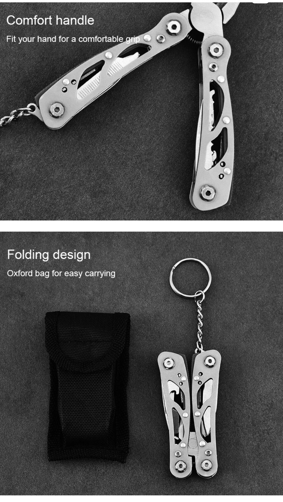 Multi Tool Kit Pliers Pocket Knife Folding Screwdriver Multi-functional