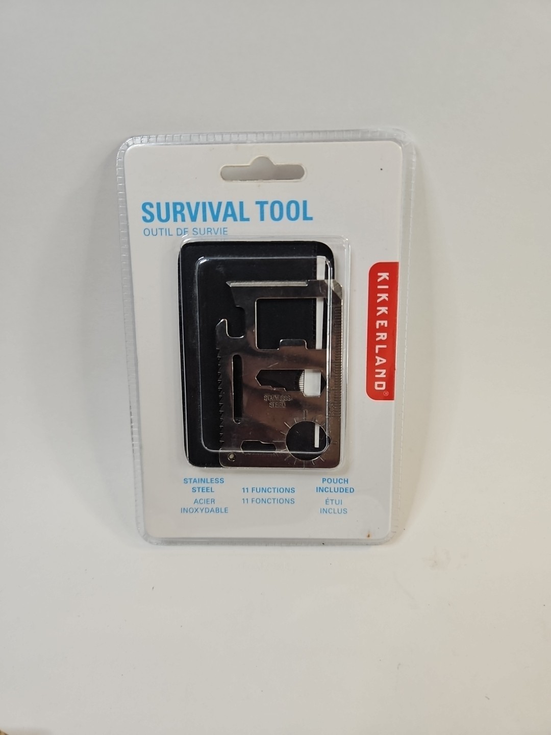 SURVIVAL TOOL KIKKERLAND ,11 Functions, Fits In Wallet