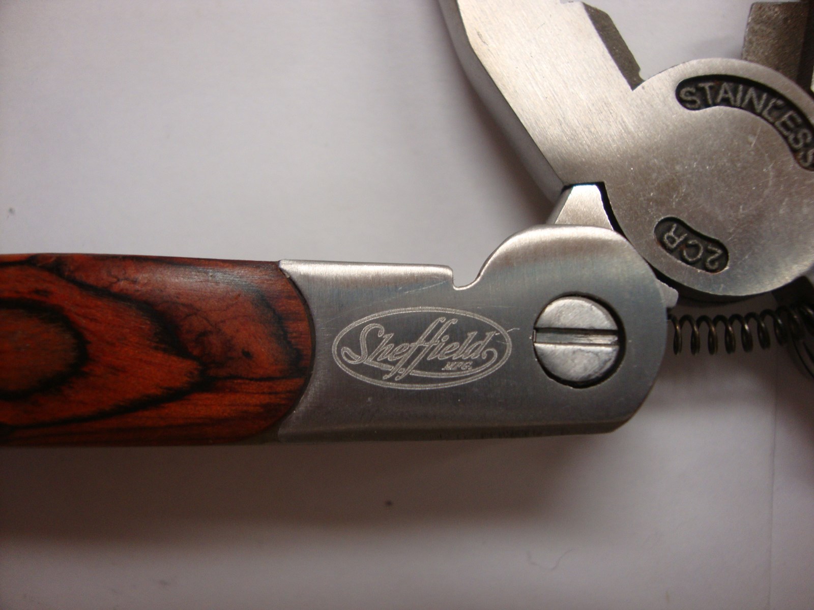 NICE SHEFFIELD STAINLESS MULTI TOOL KNIFE-EXCELLENT