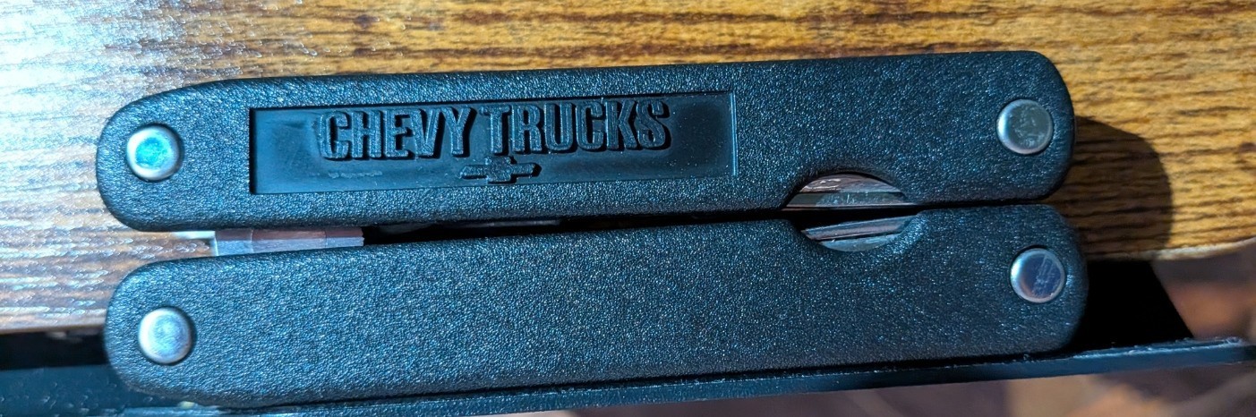 Vintage Chevy Lover’s Multi tool with Case — Both Marked Chevy