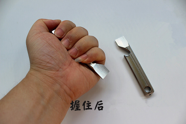 EDC Tool TITANER Alloy Pocket Titanium Pry Bar Crowbar Multi Tools Ruler Opener
