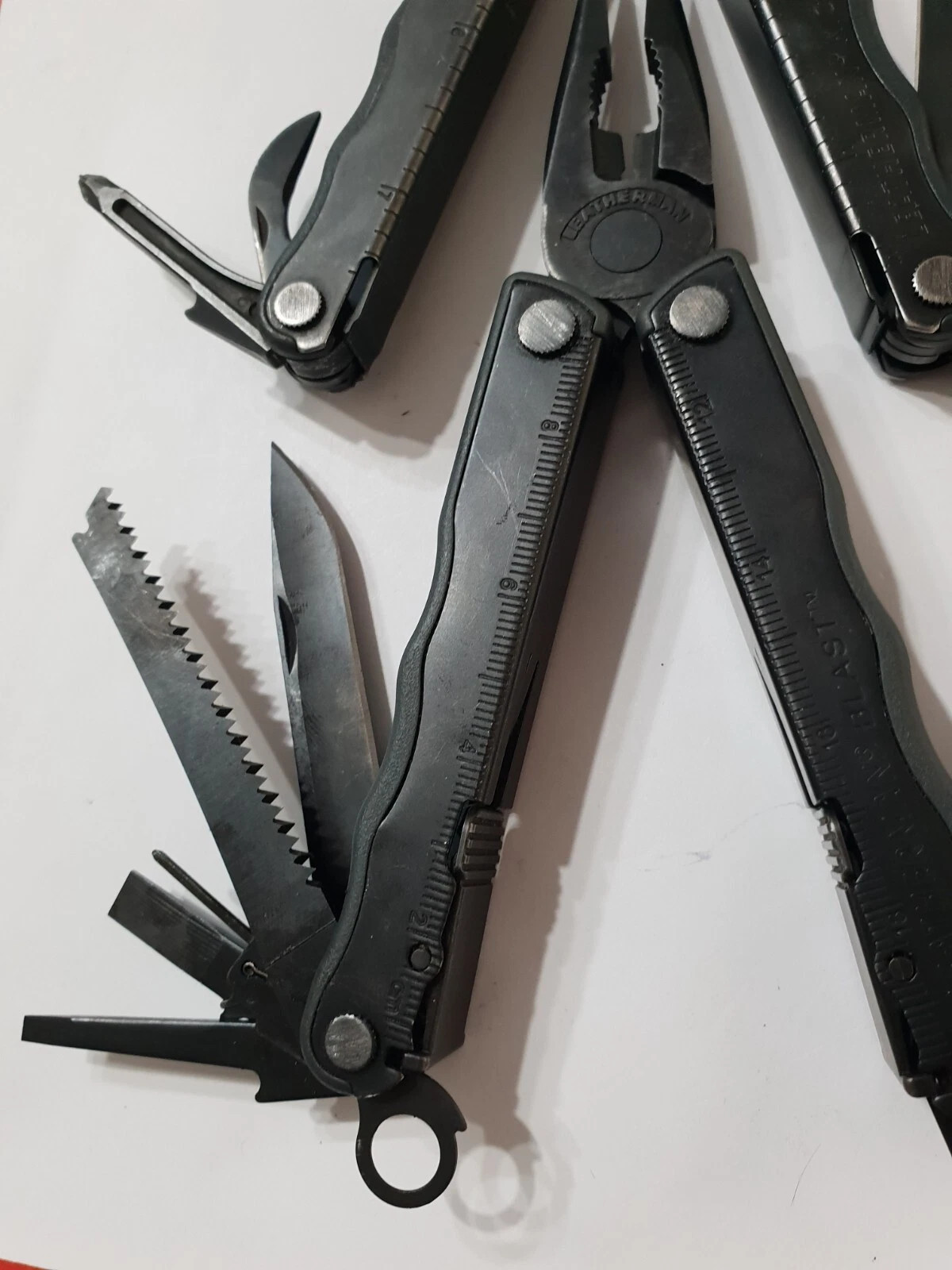 🔥2X Leatherman Black BO Blast Kick With Clip Multitool Retired Rare Collectable