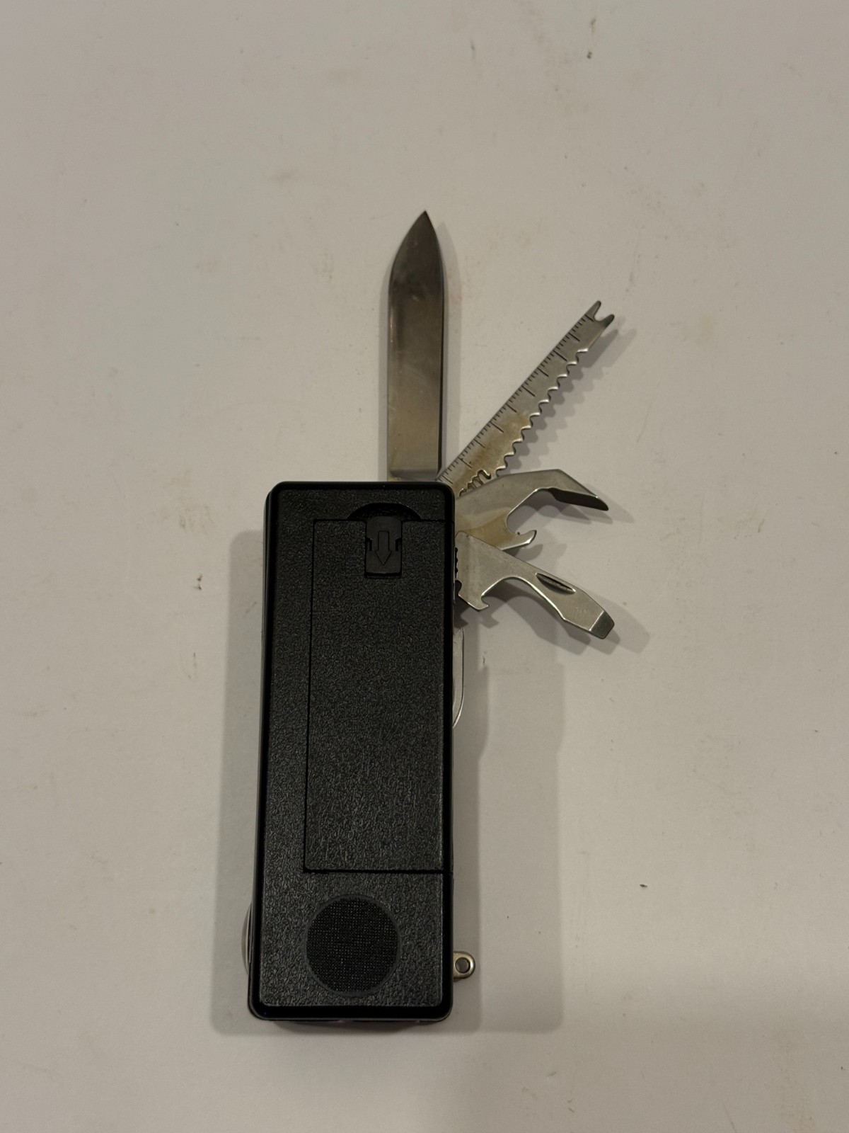 Vintage Multi-Tool Made in Taiwan Flashlight Compass Knife Camping EDC