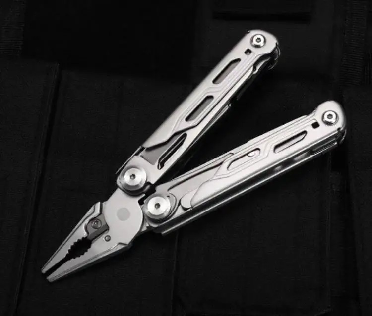 Daicamping DL10 Multi Tool Folding Pocket Knife Sheath Scissors Screw Pliers Can