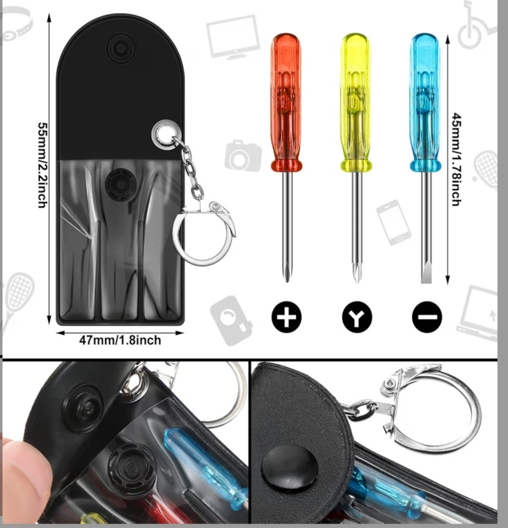 Lowe’s Mini Bucket Bundle Screwdriver Set, Tape Measure, 6-in-1 Pen & Card Tool