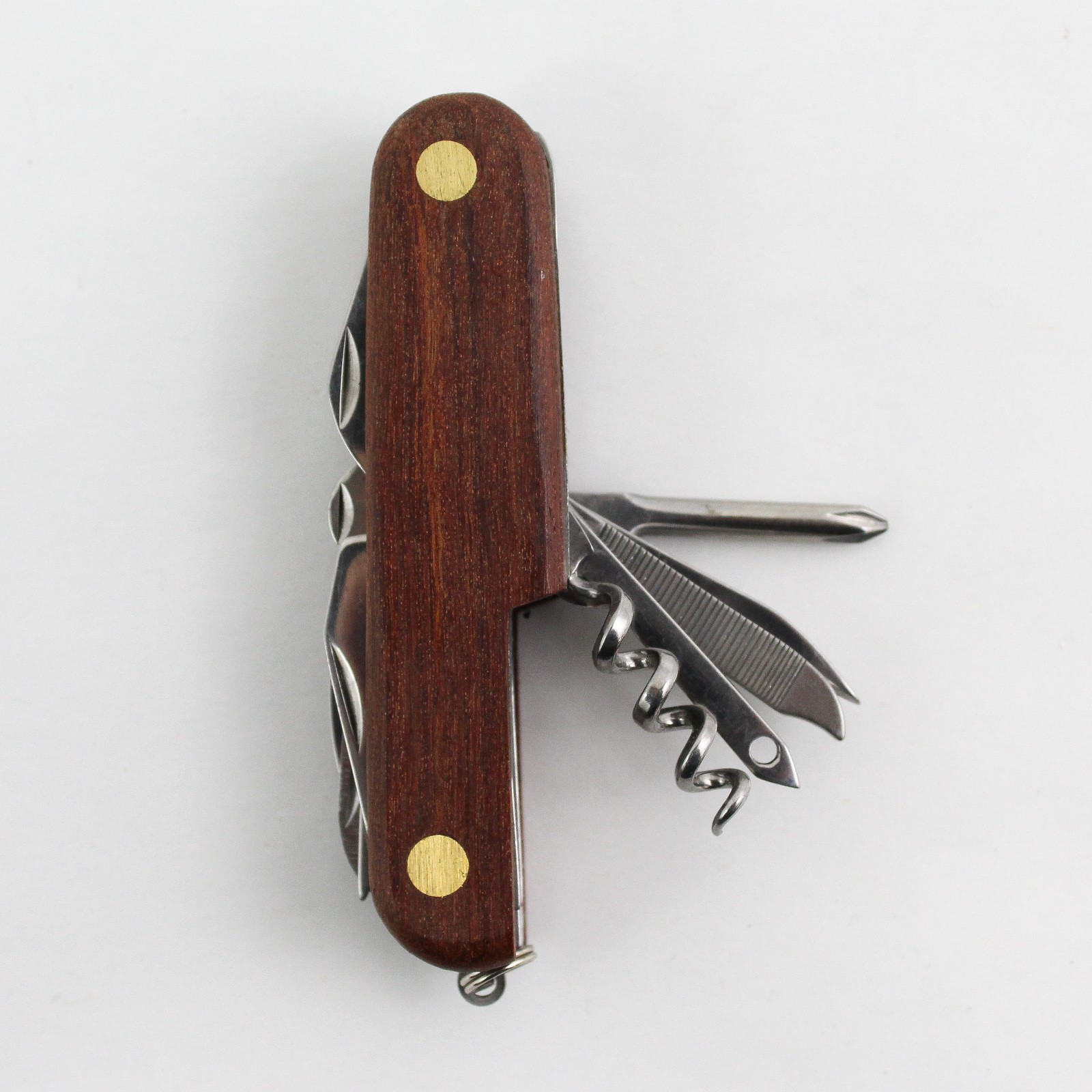 Wood Handle Stainless Steel Multi Purpose Tool – 11 Tools