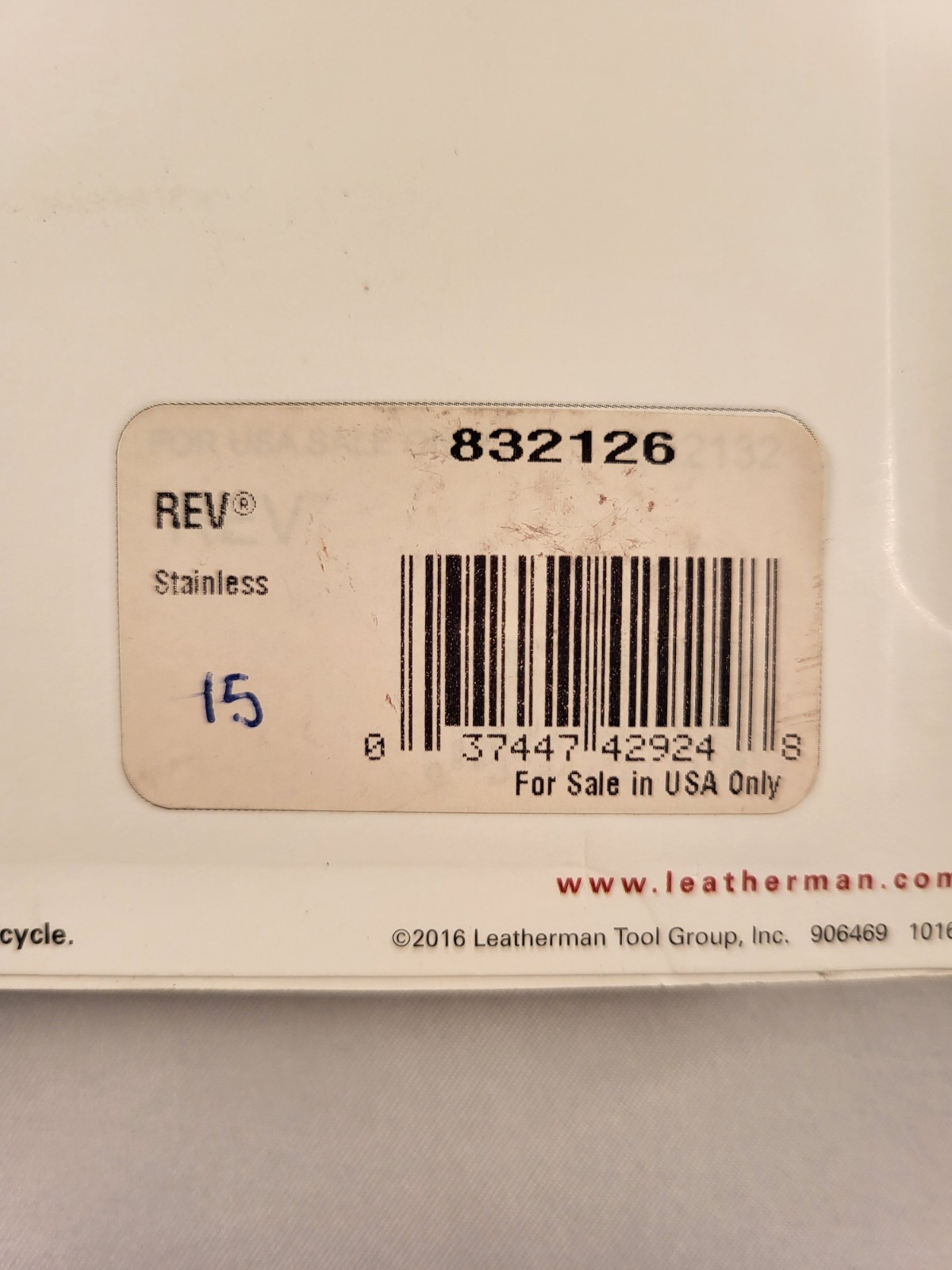 NEW LEATHERMAN REV 14 Tool Stainless Steel Multi-Tool – 832126 – Sealed