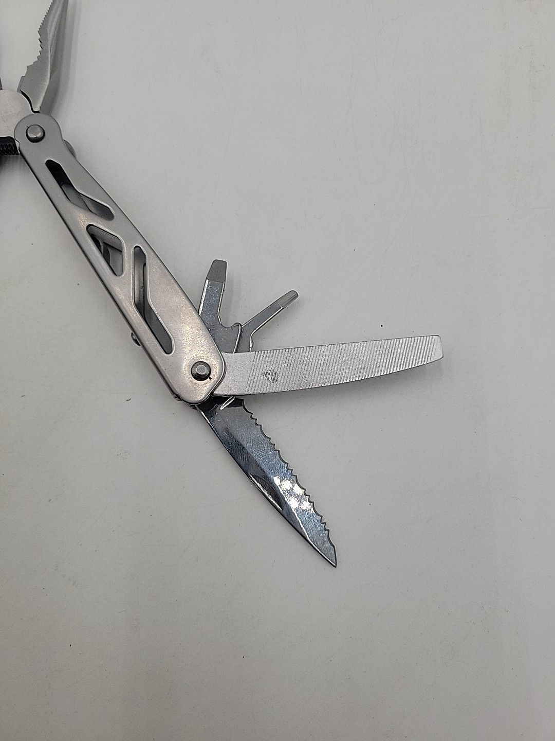Ozark Trail 4in Multi-Tool 12-in-1 Pliers Knife Saw w/ Sheath EDC Camping Gear