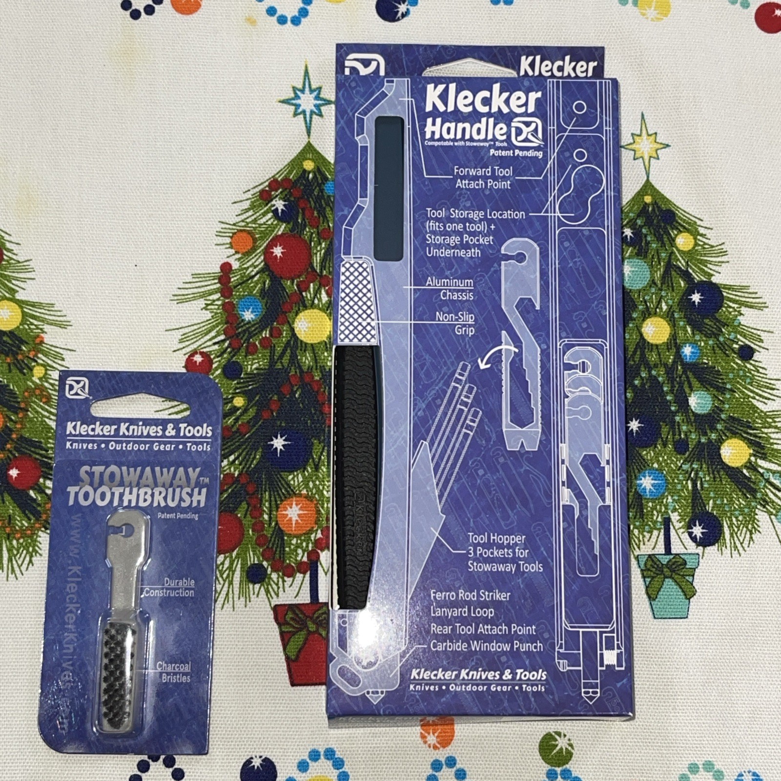 Klecker Knives Stowaway KDC Tool Handle 7.5″ Fits All Tools Incl. 2 Toothbrush’s