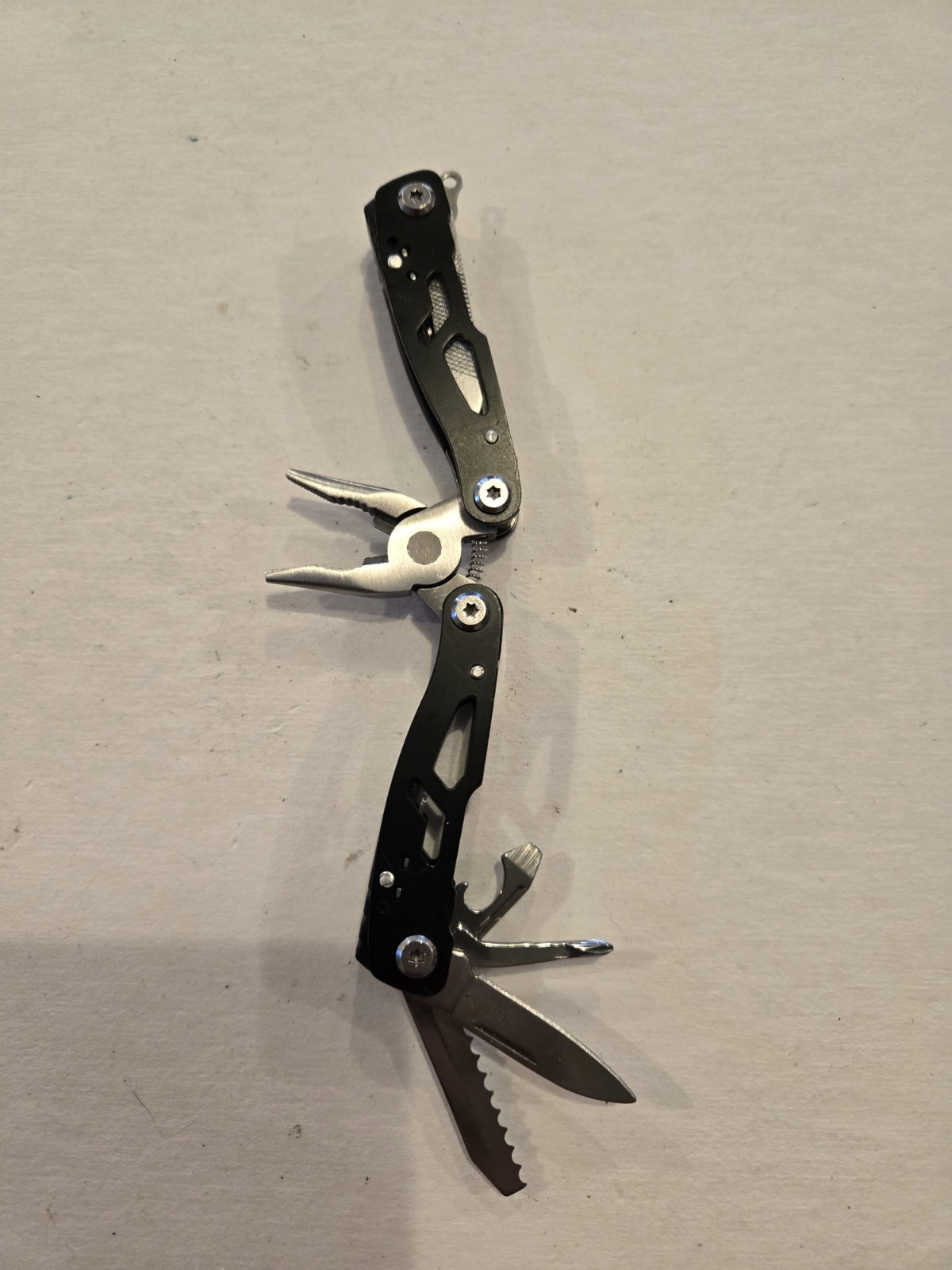 Unbranded Mini Multi Tool 10-in-1, Black